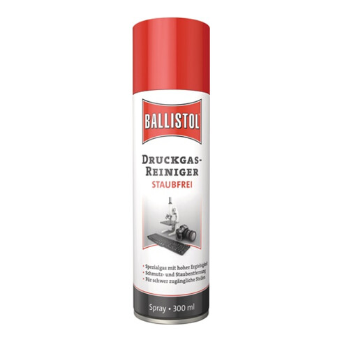 Ballistol Druckgas-Reiniger STAUBFREI 300 ml Spraydose