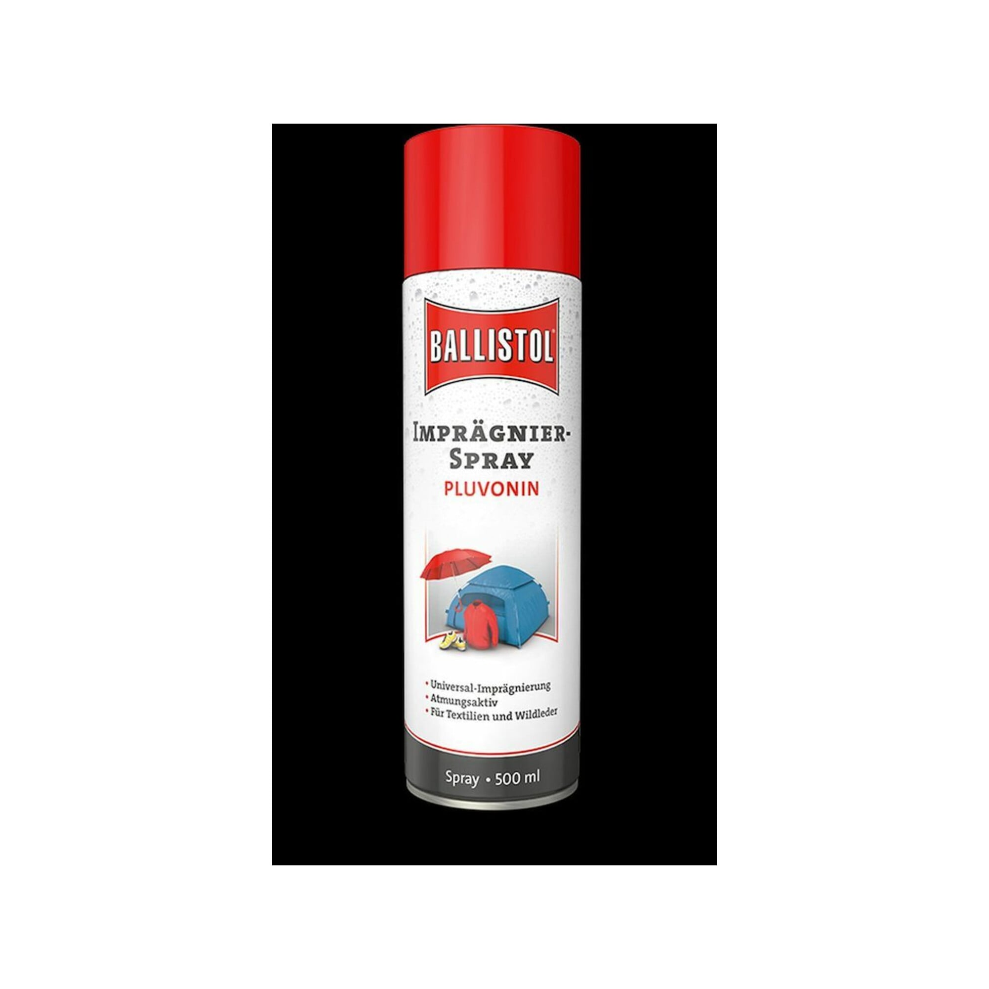 BALLISTOL Imprägnierspray Pluvonin f.Natur-/Kunstfasern,Leder 500ml Spraydose