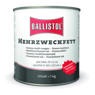 BALLISTOL Mehrzweckfett Eimer 1 KG DE/FR/IT/NL/CS/SE/SK/RO