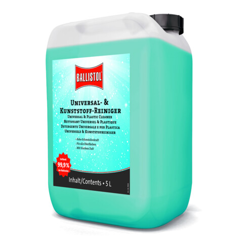 BALLISTOL Nettoyant universel et plastique, 5 litres