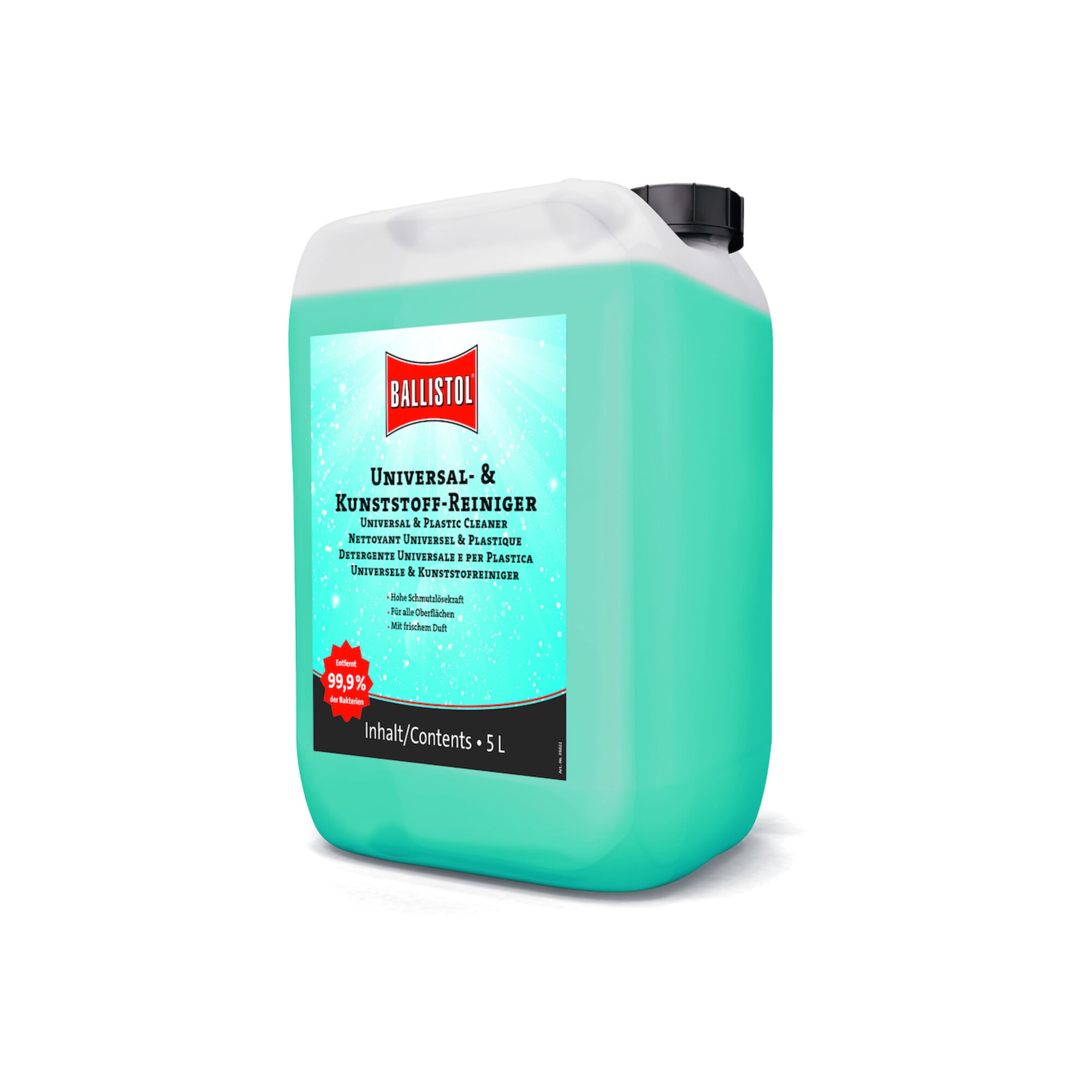 BALLISTOL Universal- und Kunststoff Reiniger, 5 Liter