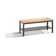 Banc à langer C+P Basic avec support à chaussures, H420xL1000xP353mm Couleur cadre noir gris noir