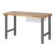STIER Banco da lavoro regolabile in altezza Premium con 1 cassetto largh.xprof.xalt. 1500x700x790-1140 mm-1