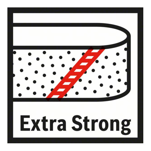 Bande abrasive Bosch J455, Best for Inox