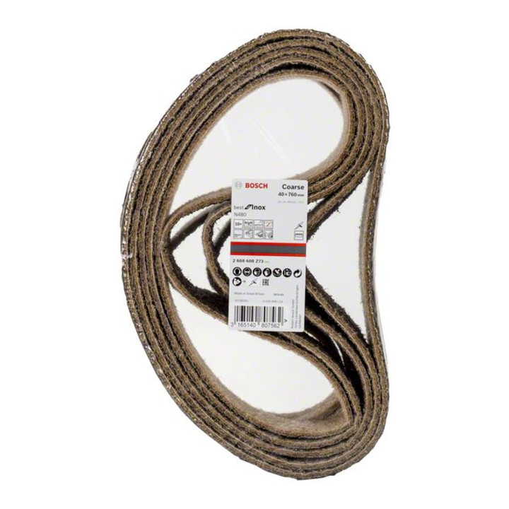 Bande abrasive Bosch N470 Best for Inox 40 x 760 mm grossier