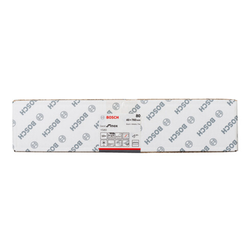 Bande abrasive Bosch Y580 Best for Inox 40 x 760 mm 80