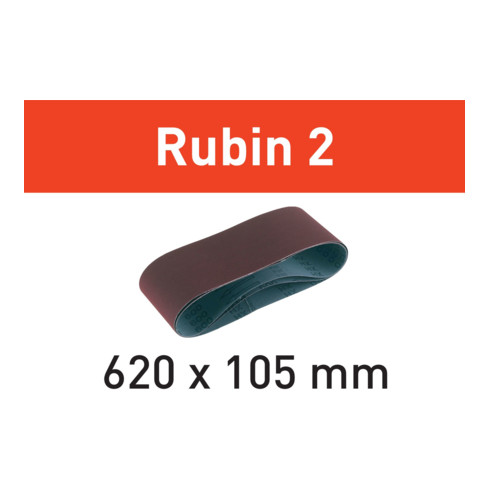 Bande abrasive L620X105-P100 RU2/10 Rubin 2