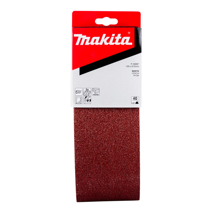 Bande abrasive Makita 100x610 mm grain 40 P-36887