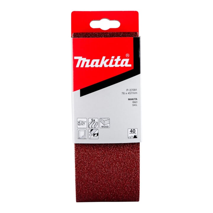 Bande abrasive Makita 76x457 mm grain 40 P-37091