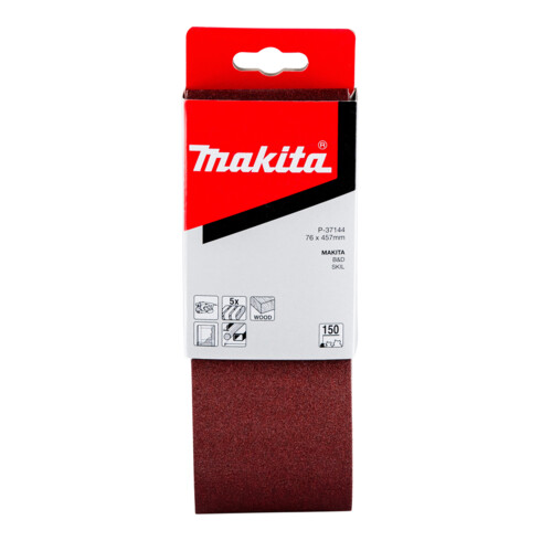 Bande abrasive Makita 76x457mm K150 (P-37144)