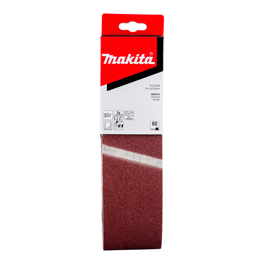 Bande abrasive Makita 76x610mm K60 P-37328