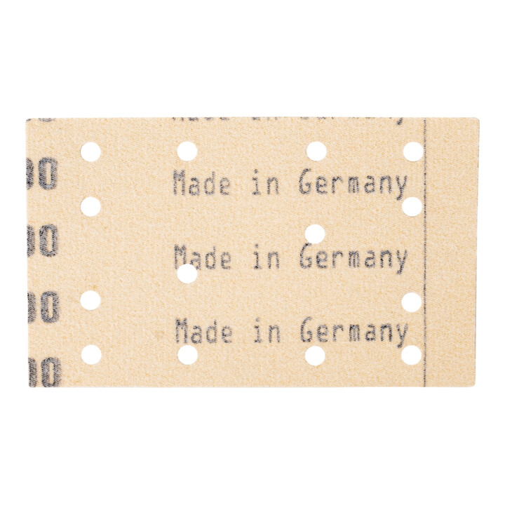 Bande abrasive STIER universelle 80 x 133 / P60 / 14 trous, 50 pièces