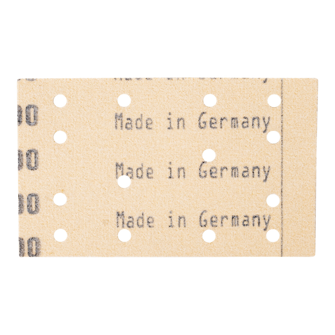 Bande abrasive STIER universelle 80 x 133 / P60 / 14 trous, 50 pièces