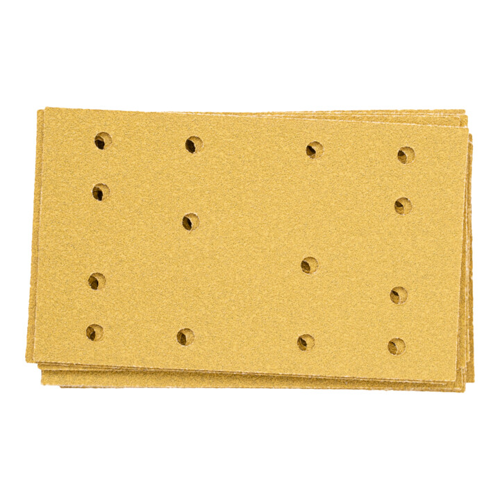 Bande abrasive STIER universelle 80 x 133 / P60 / 14 trous, 50 pièces