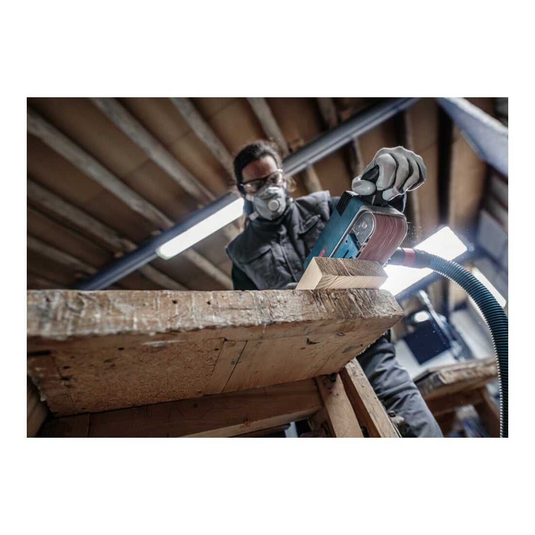 Bande abrasive X440, kit de 3 pièces 75 x 533 mm, 60; 80; 100