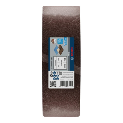 Bande abrasive X440, set de 10 pièces 75 x 533 mm, 100