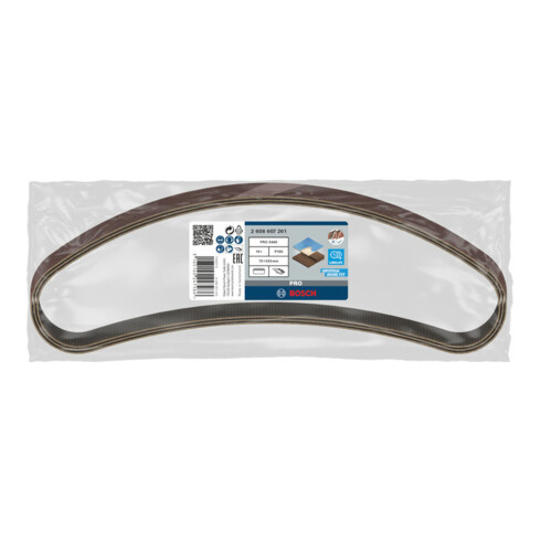 Bande abrasive X440, set de 10 pièces 75 x 533 mm, 180