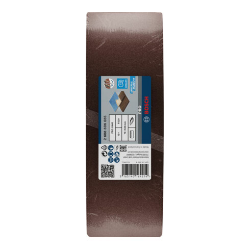 Bande abrasive X440, set de 10 pièces 75 x 533 mm, 220