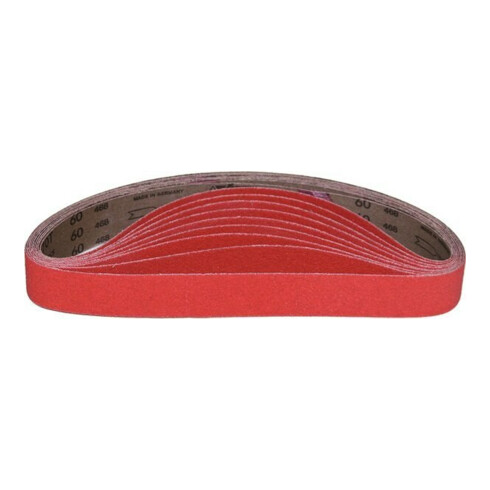 Bande abrasive XK870T L. 330 mm l. 10 mm granul. 120 p. acier / titane / métaux