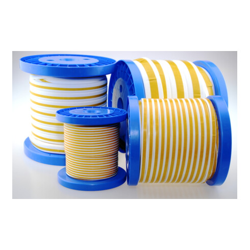 Bande d'étanchéité plate PTFE, DIN 4360, 5,0 mm H14 mm, bobine 25 m