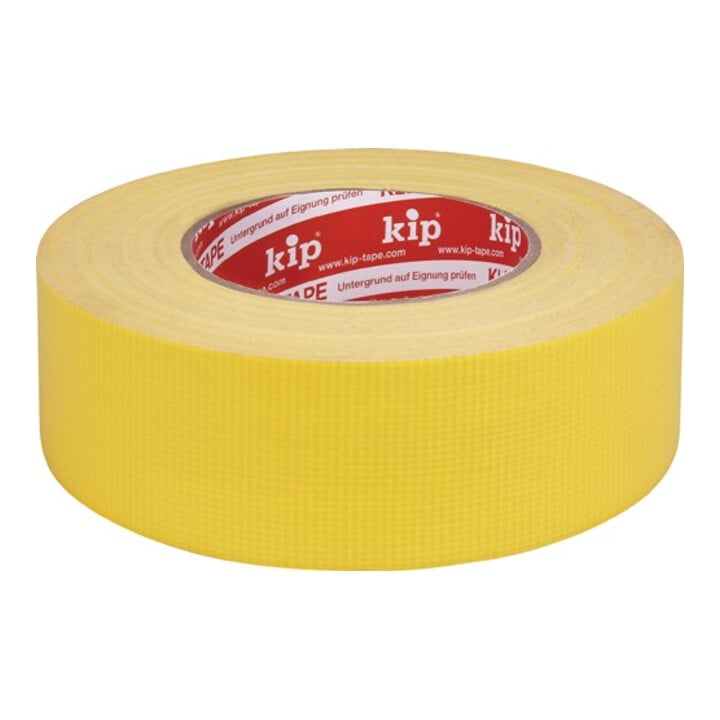 Bande en béton/en mur 358-44 jaune L. 50 m l. 44 mm Rouleau KIP