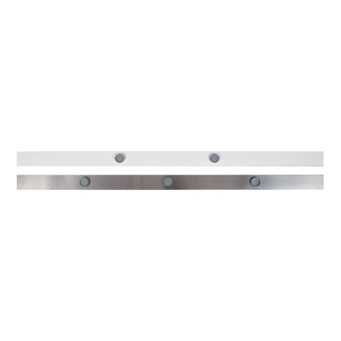 Bande magnétique murale autocollante Eichner 1000 mm x 50 mm acier inoxydable 10 pcs.