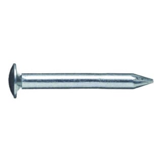 BÄR Clou en acier brut 2,0 x 50 tête bombée