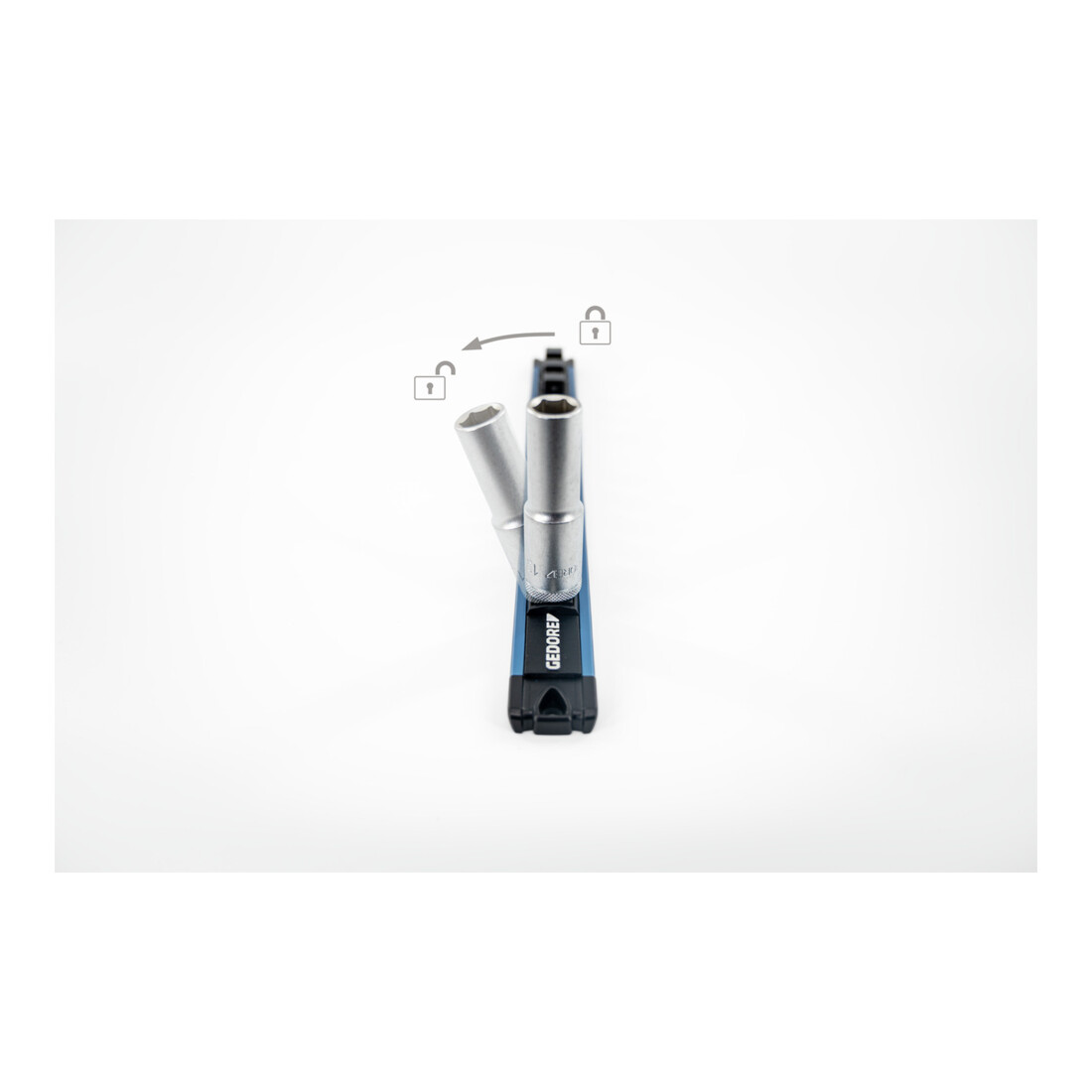 Gedore Barre de connexion magnétique 3/8" 10 emplacements