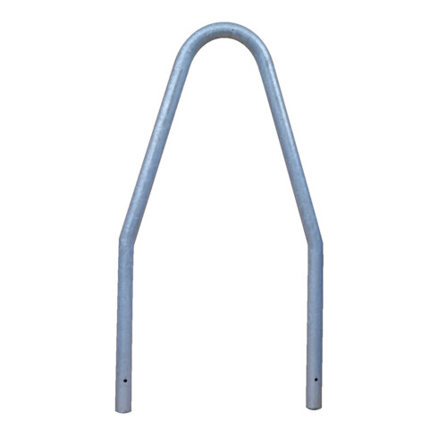 Barre de protection d'arbre galvanisée 60x2,5 800mm hors sol