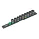 Barre magnétique pour douilles Wera C ImpaPansor 1 Jeu de douilles, 1/2", 9 pièces