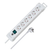 Barrette d'alimentation pour chaise d'incendie 6 voies 1952260100 Premium-Line blanc 3m H05VVV-F 3G1, 1952260100-1