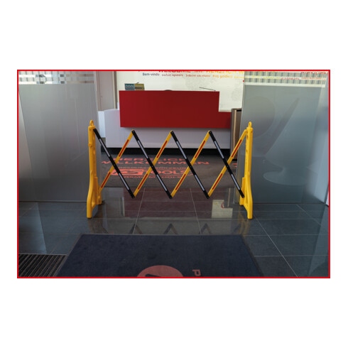 Barrière extensible plastique, 240 - 2500 mm, 2 pcs KS Tools