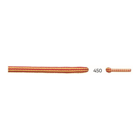 barth Schuhbandl lacets ronds jaune-rouge, 120 cm Barth