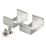 Barthelme Clips de fixation 2 pièces et vis 50990090-1