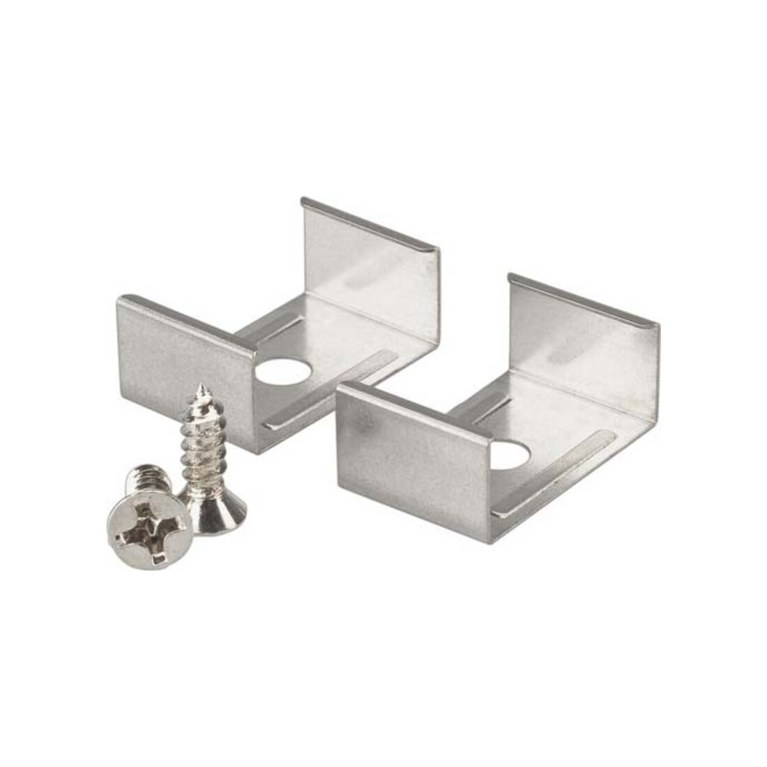 Barthelme Clips de fixation 2 pièces et vis 50990090
