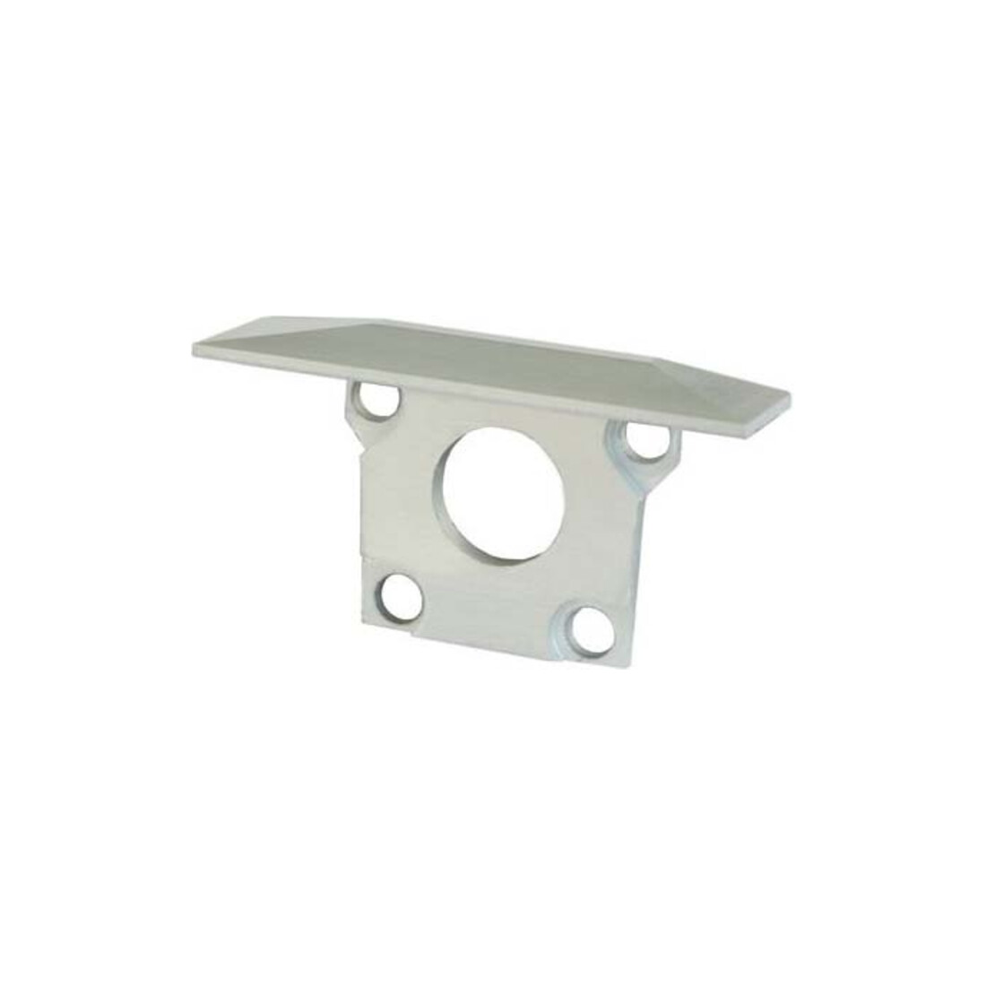 Barthelme Embout court en aluminium pour profilé T avec trou 8,5 mm 62399606