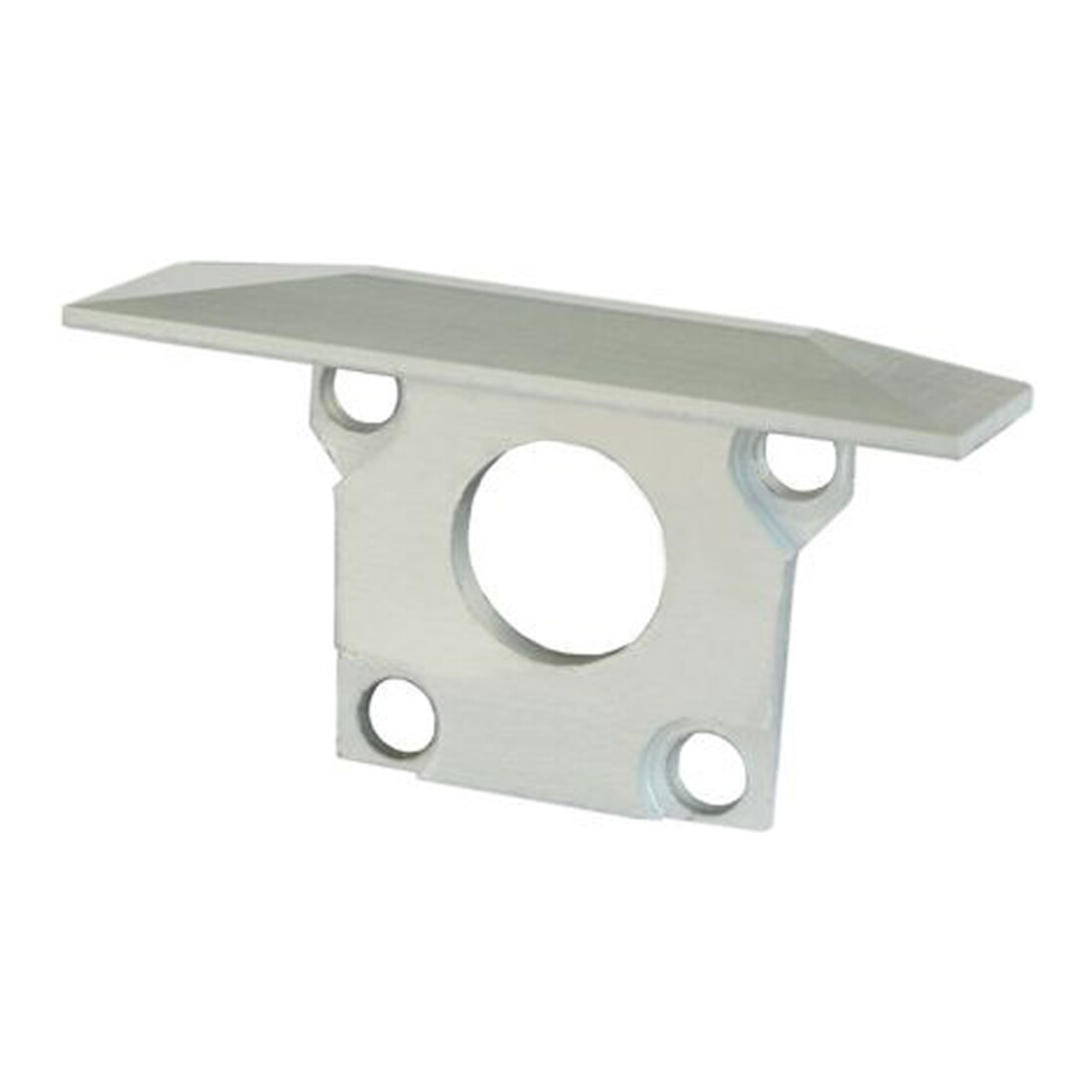 Barthelme Embout court en aluminium pour profilé T avec trou 8,5 mm 62399606