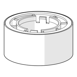 Base Hansa d= 62 x 30mm chrome