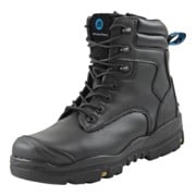 Bata Helix Longreach Black Zip Knöchelstiefel S3