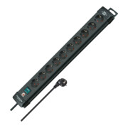 Bâti de prises pour chaises d'incendie décuple 1951100100 Premium-Line noir 3m H05VV-F 3G 1951100100100