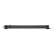 Bâti de prises pour chaises d'incendie décuple 1951100100 Premium-Line noir 3m H05VV-F 3G 1951100100100-5