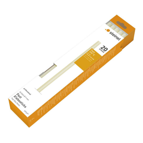 Bâtonnets adhésifs FAST L.300mm Cartouche adhésive D.11mm 600 g/20 St.STEINEL