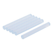 Bâtonnets de colle chaude transparent Ø 11 mm, 100 mm 6 pièces BGS Do it yourself-1