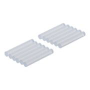 Bâtonnets de colle chaude transparent Ø 7,5 mm, 50 mm 12 pièces BGS Do it yourself-1