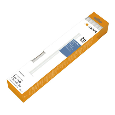 bâtonnets de colle LOW MELT L.300mm cartouche de colle-D.11mm 600 g/20 St.STEINEL