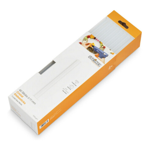 Bâtons de colle CRISTAL L. 250 mm D. cartouche colle 11 mm 1000g / 40 un. STEINE