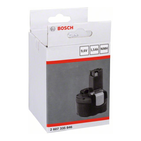 Bosch Batteria ricaricabile NiMH 9,6 Volt 1,5Ah O-Pack LD