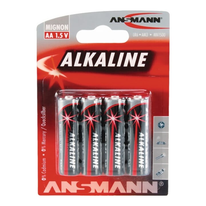 Batterie 1,5 V AA-AM3-Mignon 2800 mAh LR6 4906 4 St./Bl.ANSMANN