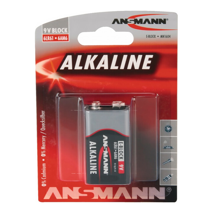 Batterie 9 V 6LP3146-E Block 550 mAh 6LP3146 4922 1 St./Bl.ANSMANN