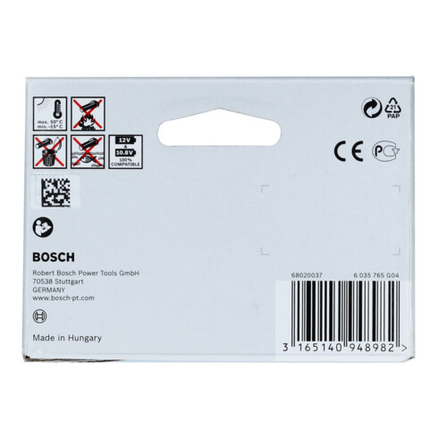 Batterie Bosch 12 Volt Lithium-Ion PBA 12 Volt 2,0 Ah